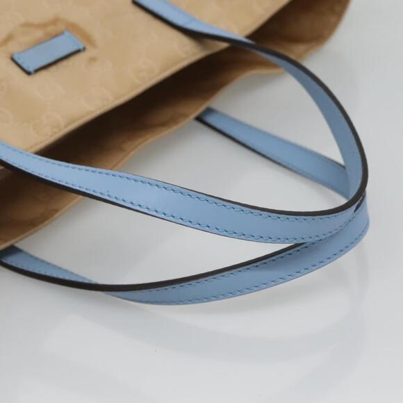 GUCCI GG Canvas Tote Bag Nylon Beige - Picture 7 of 12